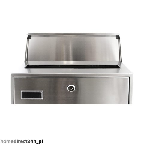 NOWOCZESNA SKRZYNKA NA LISTY STAL INOX Z GAZETNIKIEM METALICZNA SOLIDNA Bituxx NOWOCZESNA SKRZYNKA NA LISTY STAL INOX Z GAZETNIKIEM METALICZNA SOLIDNA Bituxx
