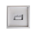 Odpływ kwadratowy Minimalistyczny Ściek wodny 25x25 Bituxx