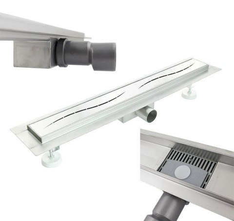 Odpływ liniowy Streifen z syfonem 90cm Bituxx Odpływ liniowy Streifen z syfonem 90cm Bituxx