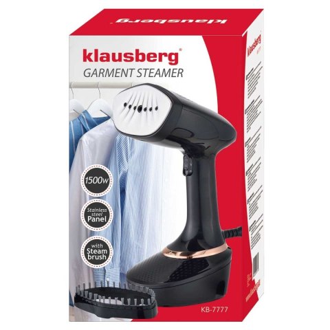 PAROWNICA DO PIONOWEGO PRASOWANIA UBRAŃ 1500W KLAUSBERG KB-7777 KLAUSBERG PAROWNICA DO PIONOWEGO PRASOWANIA UBRAŃ 1500W KLAUSBERG KB-7777 KLAUSBERG