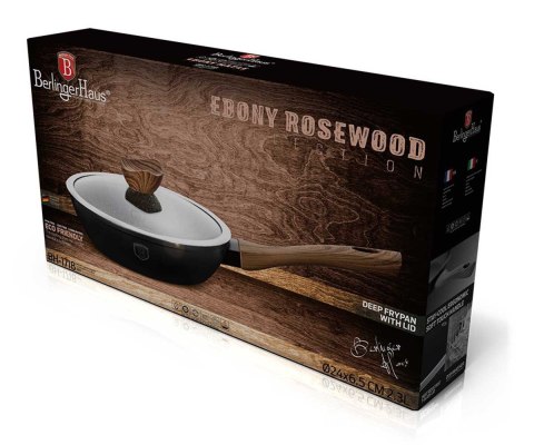 PATELNIA GRANITOWA 24cm BERLINGER HAUS BH-1718 EBONY ROSEWOOD BERLINGER HAUS PATELNIA GRANITOWA 24cm BERLINGER HAUS BH-1718 EBONY ROSEWOOD BERLINGER HAUS