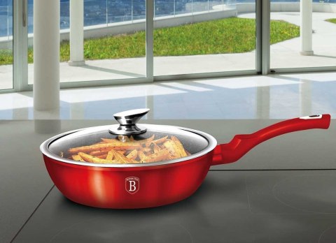 PATELNIA GRANITOWA 24cm BERLINGER HAUS RED METALLIC LINE BH-1259 BERLINGER HAUS PATELNIA GRANITOWA 24cm BERLINGER HAUS RED METALLIC LINE BH-1259 BERLINGER HAUS