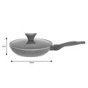 PATELNIA GRANITOWA 24cm KLAUSBERG KB-7316 Pokrywa KLAUSBERG