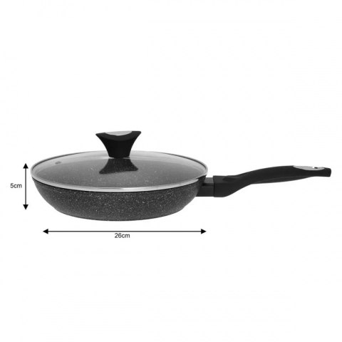 PATELNIA GRANITOWA 26cm Z POKRYWĄ KLAUSBERG KB-7040 KLAUSBERG PATELNIA GRANITOWA 26cm Z POKRYWĄ KLAUSBERG KB-7040 KLAUSBERG