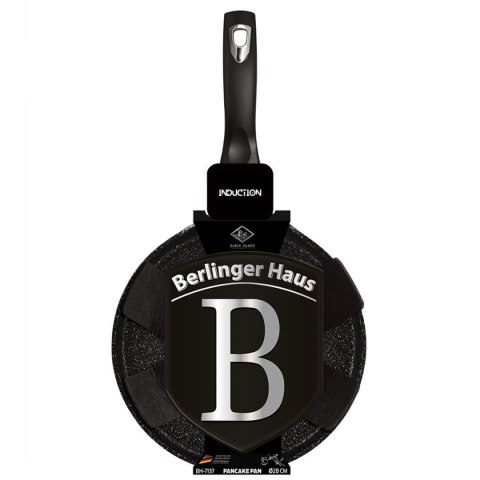 PATELNIA GRANITOWA DO NALEŚNIKÓW 28cm BERLINGER HAUS BH-7137 BLACK ROSE BERLINGER HAUS PATELNIA GRANITOWA DO NALEŚNIKÓW 28cm BERLINGER HAUS BH-7137 BLACK ROSE BERLINGER HAUS