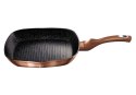 PATELNIA GRANITOWA GRILLOWA 28 cm BERLINGER HAUS ROSE GOLD BH-1521 BERLINGER HAUS
