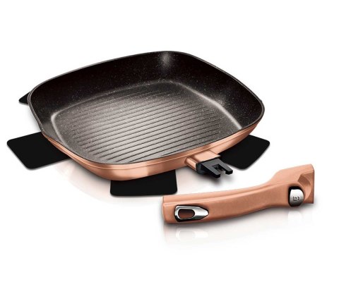 PATELNIA GRILLOWA 28cm BERLINGER HAUS ROSE GOLD BH-1950 BERLINGER HAUS PATELNIA GRILLOWA 28cm BERLINGER HAUS ROSE GOLD BH-1950 BERLINGER HAUS