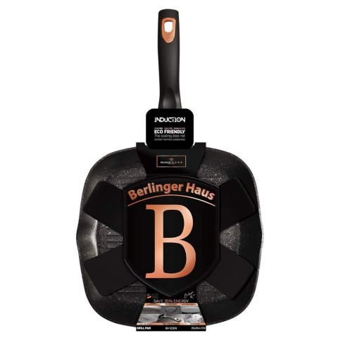 PATELNIA GRILLOWA GRANITOWA 28cm BERLINGER HAUS BLACK ROSE BH-1636 BERLINGER HAUS PATELNIA GRILLOWA GRANITOWA 28cm BERLINGER HAUS BLACK ROSE BH-1636 BERLINGER HAUS