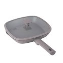 PATELNIA GRILLOWA TYTANOWA Z POKRYWĄ 28cm BERLINGER HAUS BH-8097 TAUPE BERLINGER HAUS