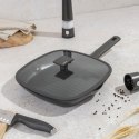 PATELNIA GRILLOWA TYTANOWA Z POKRYWĄ 28cm BERLINGER HAUS BH-8127 ANTRACIT BERLINGER HAUS
