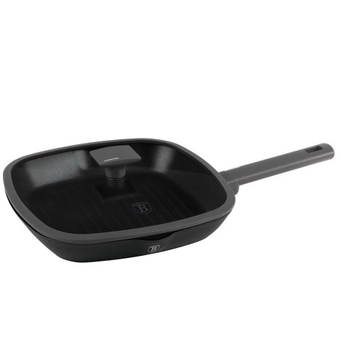 PATELNIA GRILLOWA TYTANOWA Z POKRYWĄ 28cm BERLINGER HAUS BH-8127 ANTRACIT BERLINGER HAUS PATELNIA GRILLOWA TYTANOWA Z POKRYWĄ 28cm BERLINGER HAUS BH-8127 ANTRACIT BERLINGER HAUS