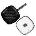 PATELNIA GRILLOWA TYTANOWA Z POKRYWĄ 28cm BERLINGER HAUS BH-8127 ANTRACIT BERLINGER HAUS