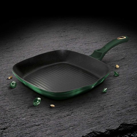 PATELNIA TYTANOWA GRILLOWA BERLINGER HAUS 28cm BH-6050 EMERALD BERLINGER HAUS PATELNIA TYTANOWA GRILLOWA BERLINGER HAUS 28cm BH-6050 EMERALD BERLINGER HAUS