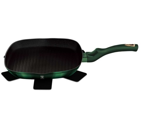 PATELNIA TYTANOWA GRILLOWA BERLINGER HAUS 28cm BH-6050 EMERALD BERLINGER HAUS PATELNIA TYTANOWA GRILLOWA BERLINGER HAUS 28cm BH-6050 EMERALD BERLINGER HAUS