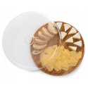 PATERA DREWNIANA Z KLOSZEM 30cm NA SERY CIASTO PRACTIC