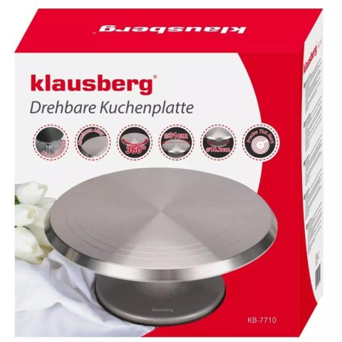 PATERA OBROTOWA 31cm DO TORTÓW CIAST KLAUSBERG KB-7710 KLAUSBERG PATERA OBROTOWA 31cm DO TORTÓW CIAST KLAUSBERG KB-7710 KLAUSBERG