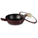 PŁASKI GARNEK TYTANOWY Z POKRYWĄ 28cm BERLINGER HAUS BH-8038 LEONARDO BERLINGER HAUS