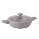 PŁASKI GARNEK TYTANOWY Z POKRYWĄ 30cm BERLINGER HAUS BH-8099 TAUPE BERLINGER HAUS