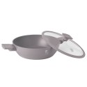 PŁASKI GARNEK TYTANOWY Z POKRYWĄ 30cm BERLINGER HAUS BH-8099 TAUPE BERLINGER HAUS