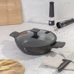 PŁASKI GARNEK TYTANOWY Z POKRYWĄ 30cm BERLINGER HAUS BH-8129 ANTRACIT BERLINGER HAUS