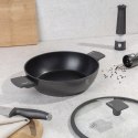 PŁASKI GARNEK TYTANOWY Z POKRYWĄ 30cm BERLINGER HAUS BH-8129 ANTRACIT BERLINGER HAUS