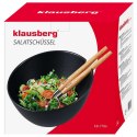 PORCELANOWA MISA DO SAŁAT Z PRZYBORAMI KLAUSBERG KB-7786 CZARNA KLAUSBERG