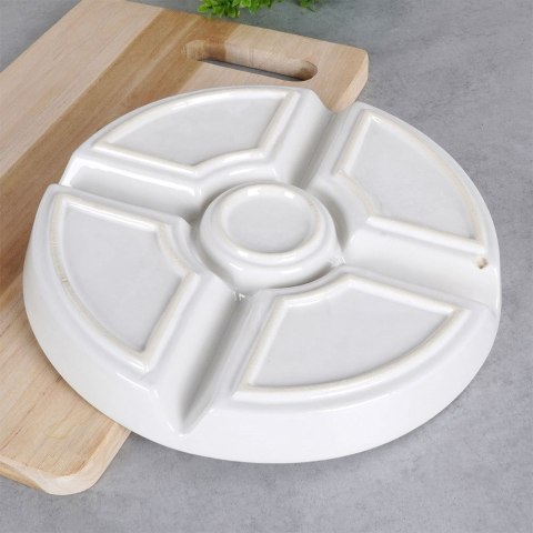 PORCELANOWY TALERZ PÓŁMISEK DO SERWOWANIA PRZEKĄSEK 139329 ALPINA PORCELANOWY TALERZ PÓŁMISEK DO SERWOWANIA PRZEKĄSEK 139329 ALPINA