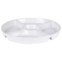 PORCELANOWY TALERZ PÓŁMISEK DO SERWOWANIA PRZEKĄSEK 139329 ALPINA