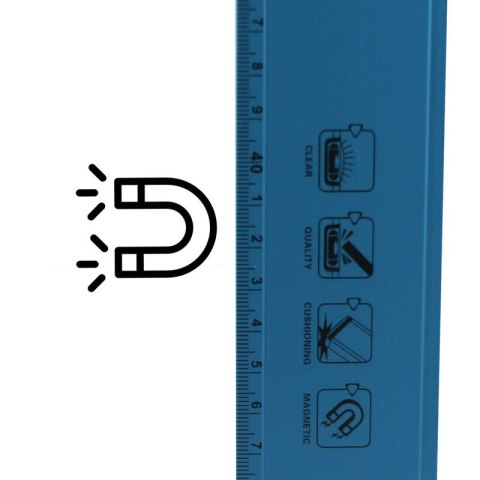 Poziomica Magnetyczna Bituxx 60 cm lekka precyzyjna z paskiem magnetycznym Bituxx Poziomica Magnetyczna Bituxx 60 cm lekka precyzyjna z paskiem magnetycznym Bituxx