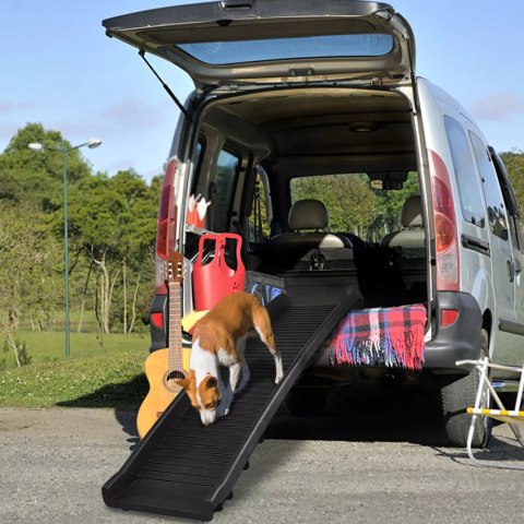 Rampa Kładka Dla Psów do samochodu Składana Przenośna 90kg Ergonomiczna Bituxx Rampa Kładka Dla Psów do samochodu Składana Przenośna 90kg Ergonomiczna Bituxx