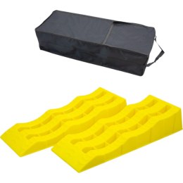 Rampy Najazdowe 2 Szt. Lekka Konstrukcja HDPE Regulowana Wysokość Najazdu Bituxx