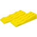 Rampy Najazdowe 2 Szt. Lekka Konstrukcja HDPE Regulowana Wysokość Najazdu Bituxx