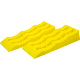 Rampy Najazdowe 2 Szt. Lekka Konstrukcja HDPE Regulowana Wysokość Najazdu Bituxx