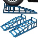 Rampy samochodowe stalowe 1500 kg antypoślizgowe szerokość 24 cm komplet Bituxx