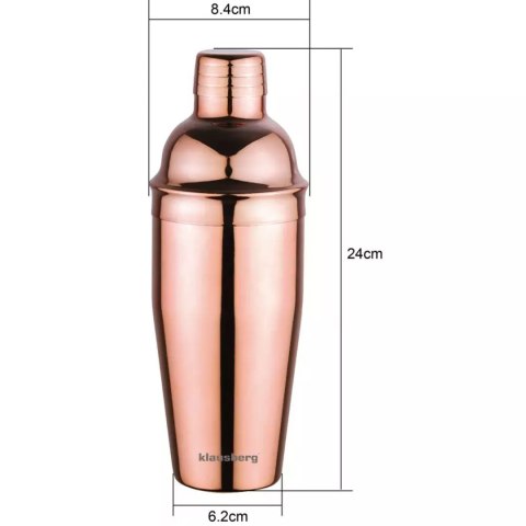SHAKER BARMAŃSKI DO KOKTAJLI 750ml KLAUSBERG KB-7650 KLAUSBERG SHAKER BARMAŃSKI DO KOKTAJLI 750ml KLAUSBERG KB-7650 KLAUSBERG