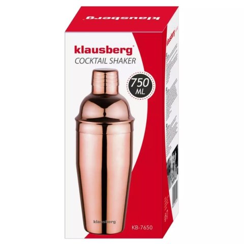 SHAKER BARMAŃSKI DO KOKTAJLI 750ml KLAUSBERG KB-7650 KLAUSBERG SHAKER BARMAŃSKI DO KOKTAJLI 750ml KLAUSBERG KB-7650 KLAUSBERG