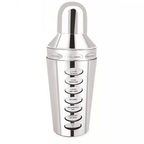 SHAKER BARMAŃSKI Z RECEPTURAMI 600ml KINGHOFF KH-1393 KINGHOFF SHAKER BARMAŃSKI Z RECEPTURAMI 600ml KINGHOFF KH-1393 KINGHOFF