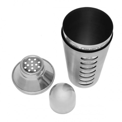 SHAKER BARMAŃSKI Z RECEPTURAMI 600ml KINGHOFF KH-1393 KINGHOFF SHAKER BARMAŃSKI Z RECEPTURAMI 600ml KINGHOFF KH-1393 KINGHOFF