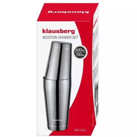 SHAKER BOSTOŃSKI DO KOKTAJLI KLAUSBERG KB-7652 700ml + 600ml KLAUSBERG SHAKER BOSTOŃSKI DO KOKTAJLI KLAUSBERG KB-7652 700ml + 600ml KLAUSBERG