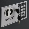 Sejf na Klucze Elektroniczny 48 Haczyków Stalowy Montaż Ścienny Biuro Dom Bituxx