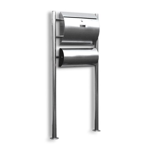 SKRZYNKA POCZTOWA NA LISTY ZE STOJAKAMI STAL INOX Bituxx SKRZYNKA POCZTOWA NA LISTY ZE STOJAKAMI STAL INOX Bituxx