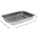 STALOWA BRYTFANNA DO PIECZENIA Z RUSZTEM 35cm KH-1377 KINGHOFF
