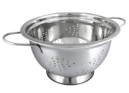 STALOWY DURSZLAK GŁĘBOKI 24cm KINGHOFF KH-1237 KINGHOFF