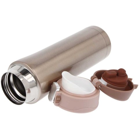 STALOWY KUBEK TERMICZNY PODRÓŻNY TERMOS 450ml 1056 złoty BRUNBESTE STALOWY KUBEK TERMICZNY PODRÓŻNY TERMOS 450ml 1056 złoty BRUNBESTE