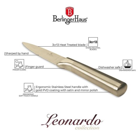 STALOWY NÓŻ DO OBIERANIA BERLINGER HAUS 9,5cm BH-2933 GOLD BERLINGER HAUS STALOWY NÓŻ DO OBIERANIA BERLINGER HAUS 9,5cm BH-2933 GOLD BERLINGER HAUS