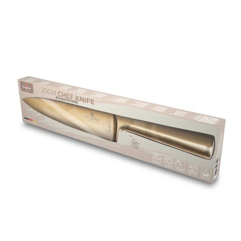 STALOWY NÓŻ SZEFA KUCHNI BERLINGER HAUS 22cm BH-2828 GOLD BERLINGER HAUS STALOWY NÓŻ SZEFA KUCHNI BERLINGER HAUS 22cm BH-2828 GOLD BERLINGER HAUS