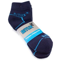 Skarpety robocze sportowe 3/4 rozm. 39-50 granatowe 12 par Bituxx