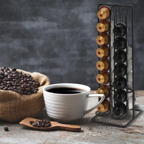 STOJAK ORGANIZER NA KAPSUŁKI NESPRESSO DO KAWY 32szt. 229127 VILDE STOJAK ORGANIZER NA KAPSUŁKI NESPRESSO DO KAWY 32szt. 229127 VILDE