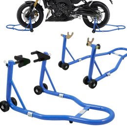 STOJAK STOJAKI PODNOŚNIKI UCHWYTY DO MOTOCYKLA ZESTAW PRZÓD TYŁ 250kg Bituxx
