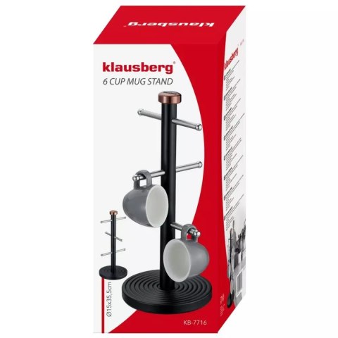 STOJAK UCHWYT NA KUBKI FILIŻANKI KLAUSBERG KB-7716 KLAUSBERG STOJAK UCHWYT NA KUBKI FILIŻANKI KLAUSBERG KB-7716 KLAUSBERG